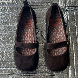 Rocket Dog Brown Suede Mary Jane Heels
